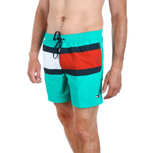 Tommy Hilfiger pánské zelené plavky Medium - XL (301)